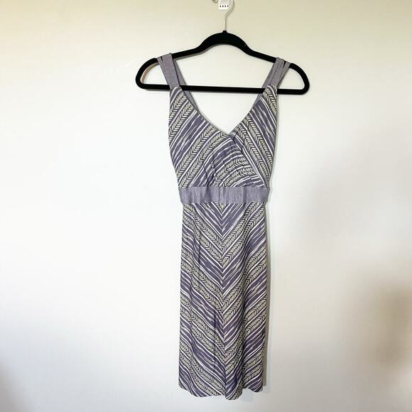 Smartwool Purple and White Midi Dress - Picture 1 of 11